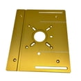 thumbnail image 1 of Amdohai Router Table Insert Plate Aluminum Alloy Wood Milling Flip Board Trimming Machine Engraving Auxiliary Tool Woodworking Benches, 1 of 8