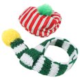 thumbnail image 4 of Pet Scarf Kit, Skin Friendly Easy To Wear Adorable Easy To Clean Dog Hat And Scarf Set  For Christmas For Small Medium Large Dogs For Pet For Cat Dog, 4 of 8