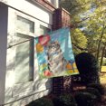thumbnail image 2 of Carolines Treasures CK3171CHF Ragamuffin Joyeux Anniversaire Drapeau Toile Maison Taille, 2 of 4
