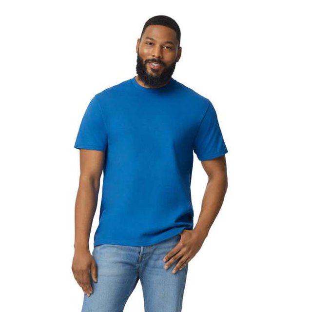 Gildan - Softstyle Midweight T-Shirt - 65000 - Royal - Size: L