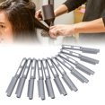thumbnail image 3 of Ensemble de 12 Pcs Tiges de Permanence pour Racines de Cheveux, Pinces Creuses pour Permanentes, Accessoire de Coiffure pour Barbier, 3 of 7