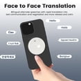 thumbnail image 3 of Language Translator Device, 138 Languages Two Way  Magnetic AI Translation Device, Offline Voice Photo Video Call Translation for Business Learning Travel, 3 of 7