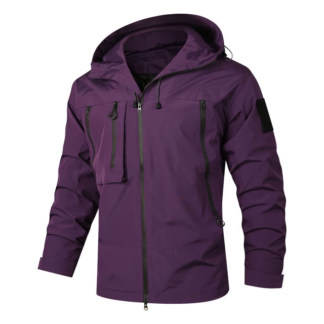 RKSTN Jackets for Men Fall Fashion Spring And Charge Coat Thin Outdoor Mountaineering And Riding Windproof Work Coat Mens Coats