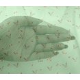 thumbnail image 4 of oneOone Viscose Chiffon Fabric Carrot & Rabbit Face Animal Decor Fabric Printed BTY 42 Inch Wide, 4 of 4
