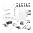 thumbnail image 3 of Milaget DIY Electric Guitar Kits Portable Retro Multifunction Backplate Accesssories white C, 3 of 9