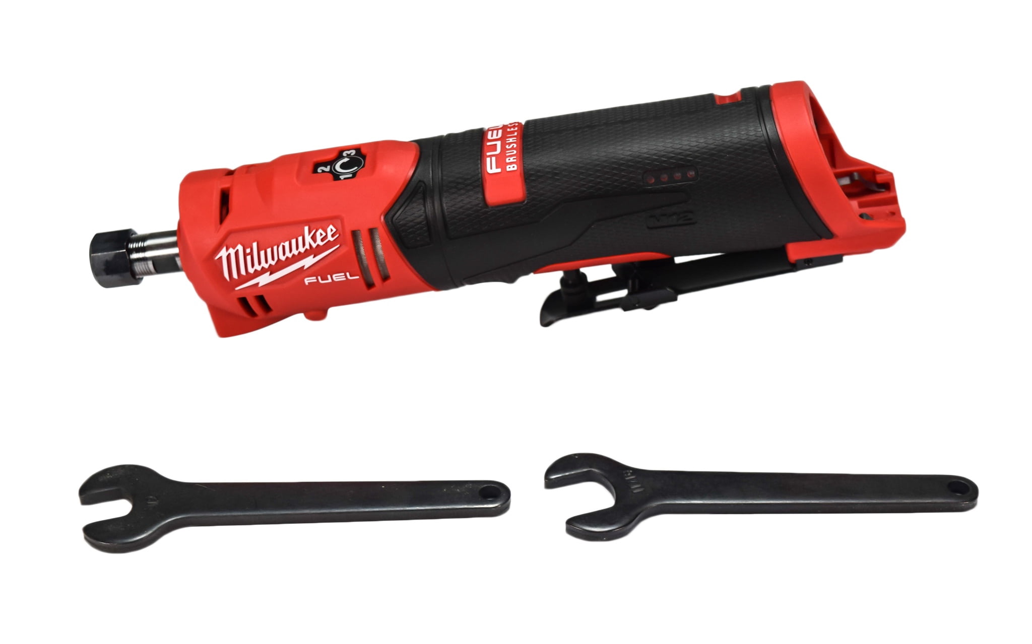 Milwaukee 2486-20 M12 12V Fuel 1/4" Straight Die Grinder - Cordless, Lithium-Ion