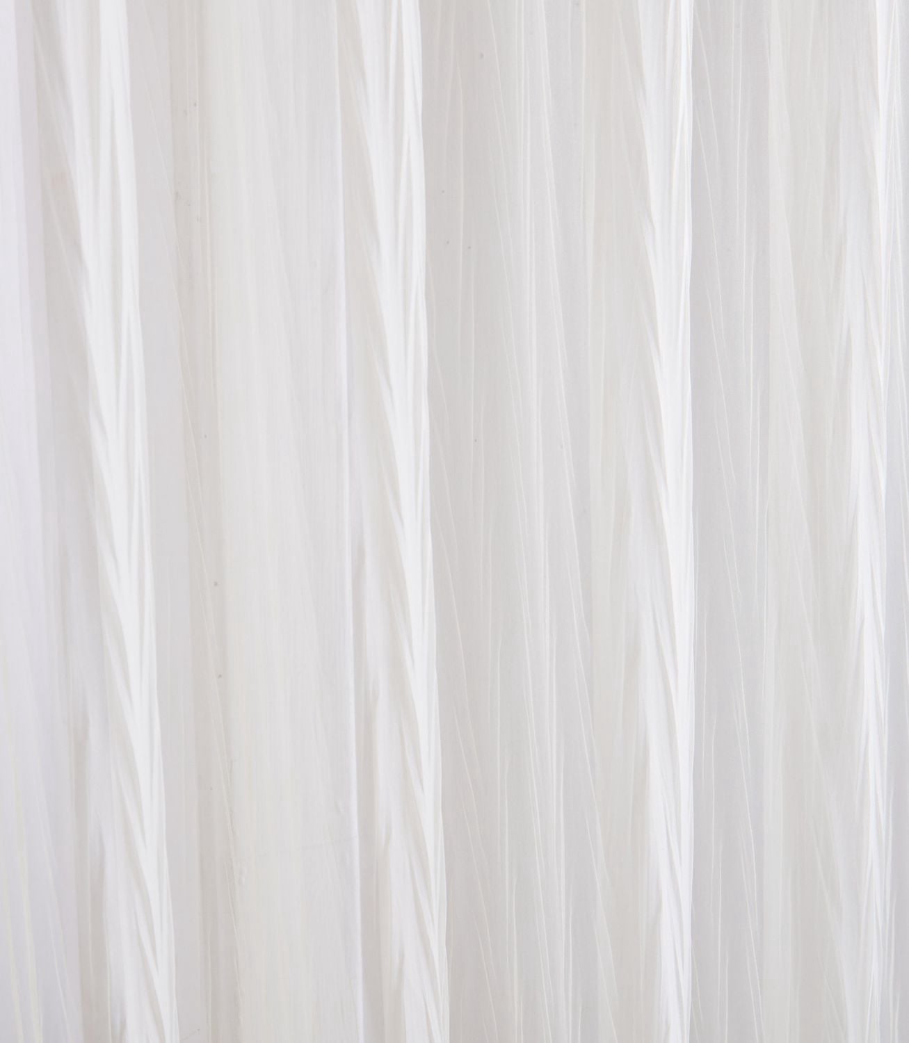 Voilage à effet froissé avec passe-tringle, paquet de 2, Texture Froissée