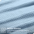 thumbnail image 3 of Bare Home Waffle Blanket - 100% Cotton - Lightweight & Breathable, 3 of 7