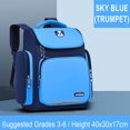 thumbnail image 2 of Agiferg Cartoon Elementary School Backpack Large Capacity Polyester Nylon School Bag For Kids Small Size(15x11.4x6.3in), 2 of 5