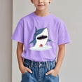 thumbnail image 2 of WRKEKC T-Shirts d'Été pour Garçons, T-Shirts Décontractés pour Garçons, T-Shirts Polyvalents Décontractés à Manches Courtes pour Enfants avec Motif Imprimé et Col Rond, 2 of 6