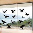 thumbnail image 4 of WHEANG Wall Decor DIY -collision Black Glass Sticker Static Electricity Removable Grille Warnings Wall Sticker, 4 of 4