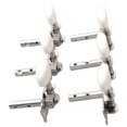 thumbnail image 2 of 6Pcs Acoustic/Folk Guitar Tuning Pegs Tuners Machine Heads Chrome Part 3R+3L, 2 of 10