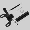 thumbnail image 3 of Bicycle Mini Pump - Fits Presta & Schrader - Lightweight Aluminum Alloy - Black Portable Inflator, 3 of 5