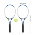 thumbnail image 2 of LOLIPPYY 1Set Junior Alloy Tennis Racket Black Nylon Lines for Improved Stroke Mechanics and Practice, 2 of 5