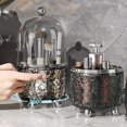 thumbnail image 1 of Yhmxh Jewelry Box -Jewelry Organizer Multifunctional Style Makeup Brush Storage Bucket Lipstick Eyebrow Pencil Cosmetic Organizer Desktop Rotatable Transparent Dustproofs Dresser Organizer Tube, 1 of 6