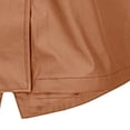 thumbnail image 5 of Jackets Women's Solid Color Rain Jacket Outdoor Hooded Waterproof Windproof Long Coat Womens Spring Jacket on Clearance, 5 of 5