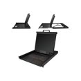 thumbnail image 3 of StarTech.com Console Rackmount KVM, Port Unique VGA KVM avec Moniteur LCD 19 Pouces pour Rack de Serveur, Tiroir Universel 1U LCD KVM avec Câbles et Matériel, Support USB, 50,000 Mtbf - LCD KVM Concole (RKCONS1901) - Console KVM - USB - 19 Pouces - Montable en Rack - 1280 x 1024 - 250 Cd/m2 - 1000 Cd/m2 - Noir - 1 VUGA - Noir, 3 of 5