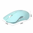 thumbnail image 3 of Computer Mouse Wireless, Mute and Slim Ergonomic Wireless Mouse with Large 1000mAh Rechargeable Battery, 3 of 7