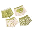 thumbnail image 1 of MIASHUI Boys Underwear Breathable Cotton Boys Cartoon Boxer Briefs 4 Pack,4-5 Years, 1 of 6