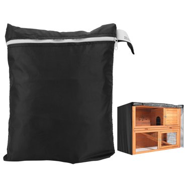 Rabbit Hutch Cover,Oxford Cloth Double Layer Rabbit Cage Cover Rabbit Hutch Dust Proof Cover Custom Engineered