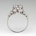 thumbnail image 5 of Bague de Fiançailles en Moissanite Ronde, Bague de Mariage en Pierre Précieuse 2,85 Ct, Bague en Moissanite Incolore, Bague pour Femme, Bague de Demande, 5 of 5