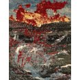 thumbnail image 1 of Ahgly Company Indoor Rectangle Abstract Red Abstract Area Rugs, 8' x 10', 1 of 6