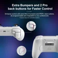 thumbnail image 2 of 8BitDo Ultimate 2 Bluetooth Controller for Switch, Switch 2, PC&Windows,Switch Pro Controller with TMR Joysticks,Tactile/Hall Triggers,Programmable L4/R4 Bumpers,2 Back Paddle Buttons,RGB Ring, 2 of 7