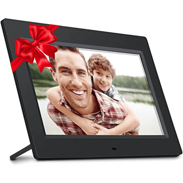 Cadre photo numérique WIFI 10" avec écran tactile IPS et mémoire de 8 Go