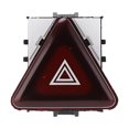 thumbnail image 4 of Commutateur de Flash d'Urgence d'Avertissement, Installation Facile Léger Robuste 18G953509 Rouge Foncé de Remplacement pour MK5 pour les Accessoires d'Intérieur de Voiture, 4 of 8
