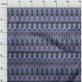 thumbnail image 2 of oneOone Viscose Chiffon Fabric Ogee Ikat Decor Fabric Printed BTY 42 Inch Wide, 2 of 4