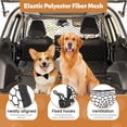 thumbnail image 3 of Dog Car Barrier, Dog Barrier for Car Dog Car Divider Back Seat Barrier, Dog Barrier for Suv Car Pet Barrier, 51in x 35in Car Divider for Dogs Car Net for Dogs, 3 of 7