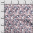 thumbnail image 2 of oneOone Viscose Chiffon Medium Pink Fabric Tropical Sewing Craft Projects Fabric Prints By Yard 42 Inch Wide, 2 of 5
