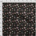 thumbnail image 4 of oneOone Rayon Black Fabric Asian Suzani Craft Projects Decor Fabric Printed By The Yard 56 Inch Wide, 4 of 5