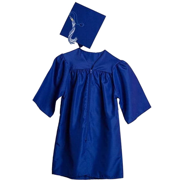 Graduation Cap Graduation Gown Kindergarten Graduation Gown Cap Tassel Shiny Robe Gown,Charm