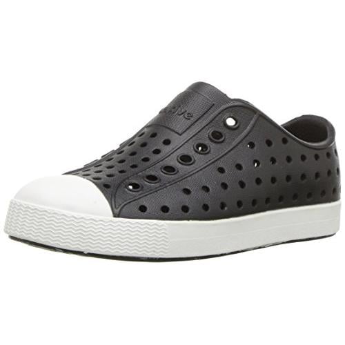 Native Jefferson Kids/Junior Shoes - Jiffy Black/Shell White - C11