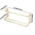 thumbnail image 3 of CaiYueKe Wall Mounted Shoe Rack, Bathroom Slipper Organizer, Punch Free Adhesive Storage Holder, Toilet Slippers Rack, Space Saving Wall Mount Shoe Shelf, Plastic Shoe Rack for Home, 3 of 7