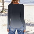 thumbnail image 4 of SROBPTY Longues Chandails à Manches pour Femmes, T-Shirt à Manches Longues à Col Rond avec Imprimé Automnal pour Femmes, Noir, TTG, 4 of 5