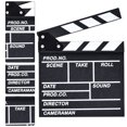 thumbnail image 2 of 1Pc Black Wooden Director Clapper Board Photo Props Film Movie Clapperboard, 2 of 8