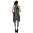 thumbnail image 4 of Moomaya Tunique Grande Taille à Col Licou en Rayonne Sans Manches Débardeur Mini Robe T-Shirt, 4 of 4