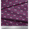 thumbnail image 3 of Soimoi Viscose Chiffon Fabric Check,Paisley & Ogee Damask Print Fabric by the Yard 42 Inch Wide, 3 of 3