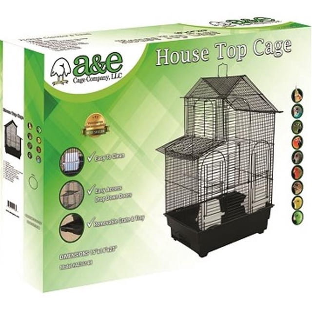 A&E Cage 16 x 14 in. House Top Bird Cage