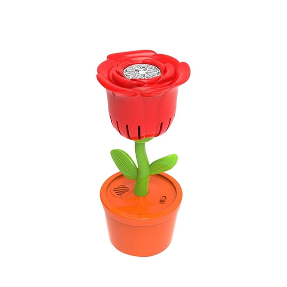 XFGOU Toys and Hobbies Automatic Bubble Machine For Kids Sunflower Rose Bubble Machine Kids Dog Pet Toys Summer Beach Outdoor Toys Swimming Pool Party Gift Decorations 45ml Bable Toy
