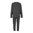 thumbnail image 4 of Besolor Womens Sweatsuits 2 Piece Outfits Crewneck Split Pullover Sweatshirt and Drawstring Sweatpants Tracksuit Lounge Sets, 4 of 4