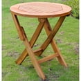 thumbnail image 1 of Pemberly Row Table de Patio Pliant de 19 Pouces en Naturel, 1 of 1