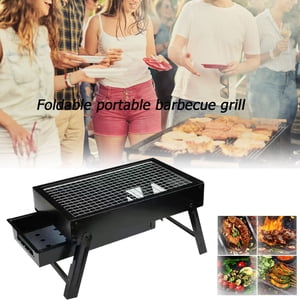 Danhjin Barbecue Grill pliable Portable BBQ Ensembles d'outils de barbecue à griller