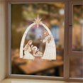 thumbnail image 1 of TopLLC Christmas Window Sticker，Home Outdoor Family Arch Sticker Baby Nativity Christmas Figures Decor Lighted Outdoor Christmas Sticker For Courtyard Garden on Clearance, 1 of 2