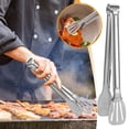 thumbnail image 2 of Stainless Steel Kitchen Utensils Stainless Steel Food Sandwich Steak Sandwich Barbecue Sandwich Baked Bread Sandwich Fast Food Kitchen Utensils Three-Wire Tong, 2 of 12