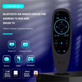 thumbnail image 3 of Télécommande Vocale Intelligente Sans Fil Air Fly Mouse 2.4g G10 G10s Pro Gyroscope Ir Apprentissage Compatible pour Android Tv Box G10s, 3 of 5
