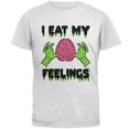 thumbnail image 1 of Halloween T-Shirt pour Homme « I Eat My Feelings » Zombie Brain, 1 of 1
