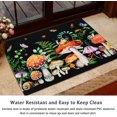 thumbnail image 2 of Cute Red Mushroom with Snails Kitchen Rugs and Mats 2 Pieces, Non Slip Cushioned Mat Runner Rug Doormat for Boho Kitchen,Sink, Laundry, Bathroom, Home Decor, 17x24+17x48inch, 2 of 5